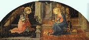 Fra Filippo Lippi Annunciation  ff oil painting on canvas